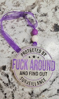 Fuck Around Find Out, Car Freshie, Funny, Sarcastic, Freshie, Vulgar, Men, Man Freshie