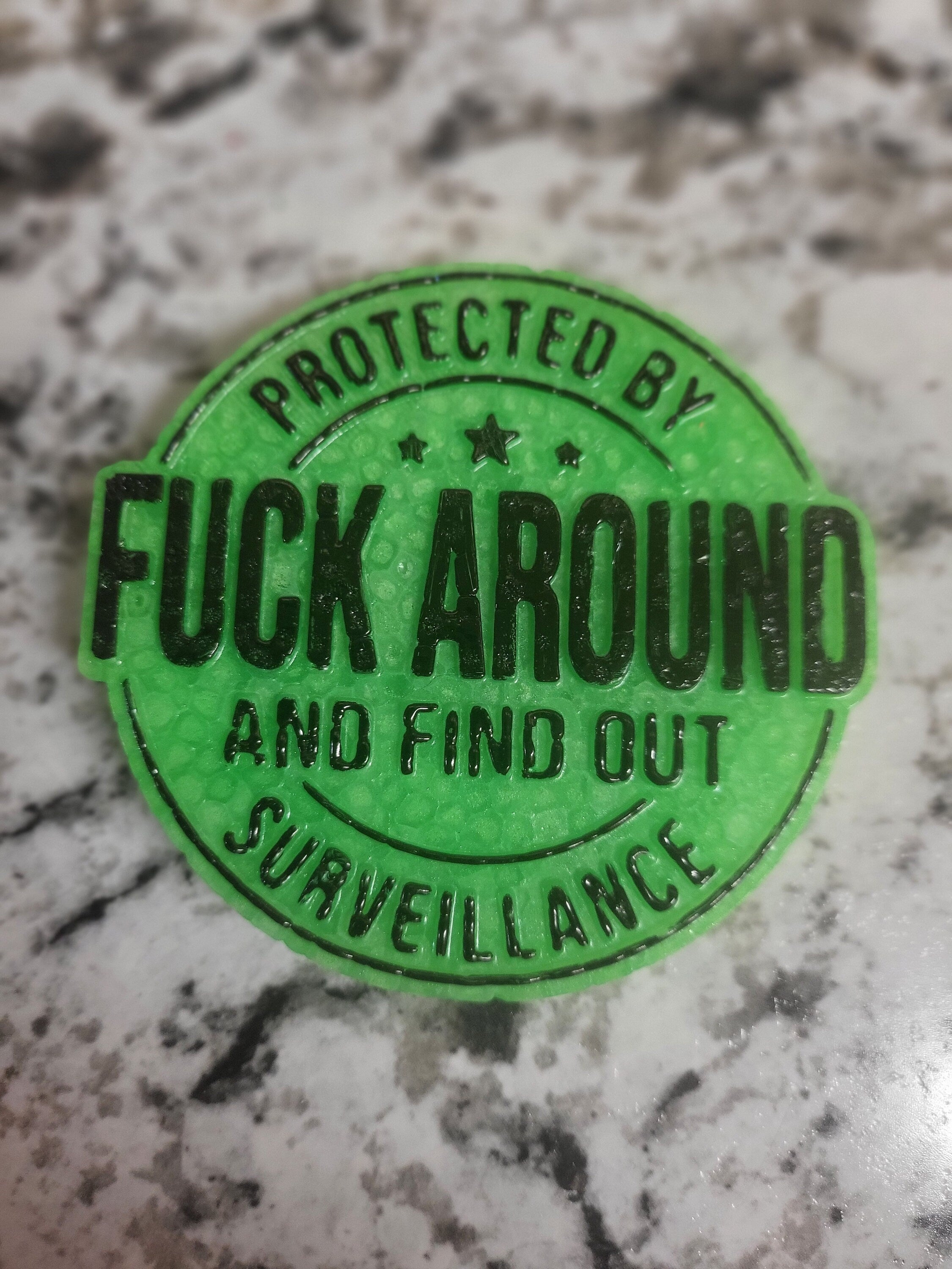 Neon Car Freshie: Funny Sarcastic Birthday Gift