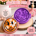 Pumpkin Smiley Freshie Mold
