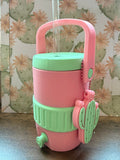 Pink/Mint Green Can Coolers