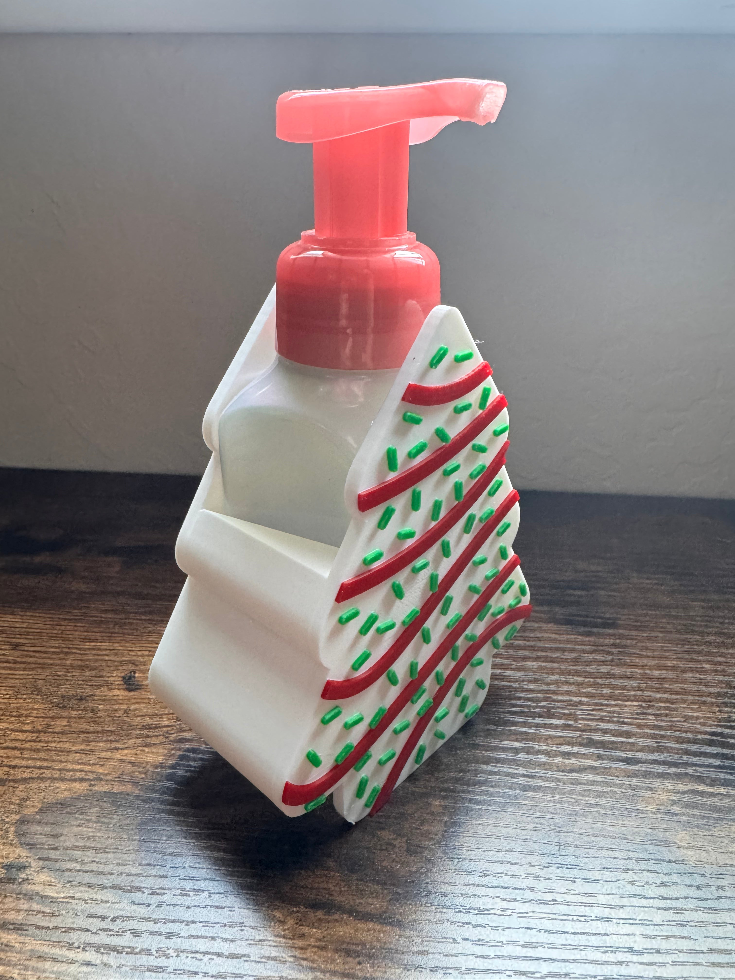 Christmas Tree Foam Soap Holder