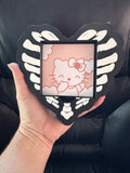 X-ray Heart Post-it holder