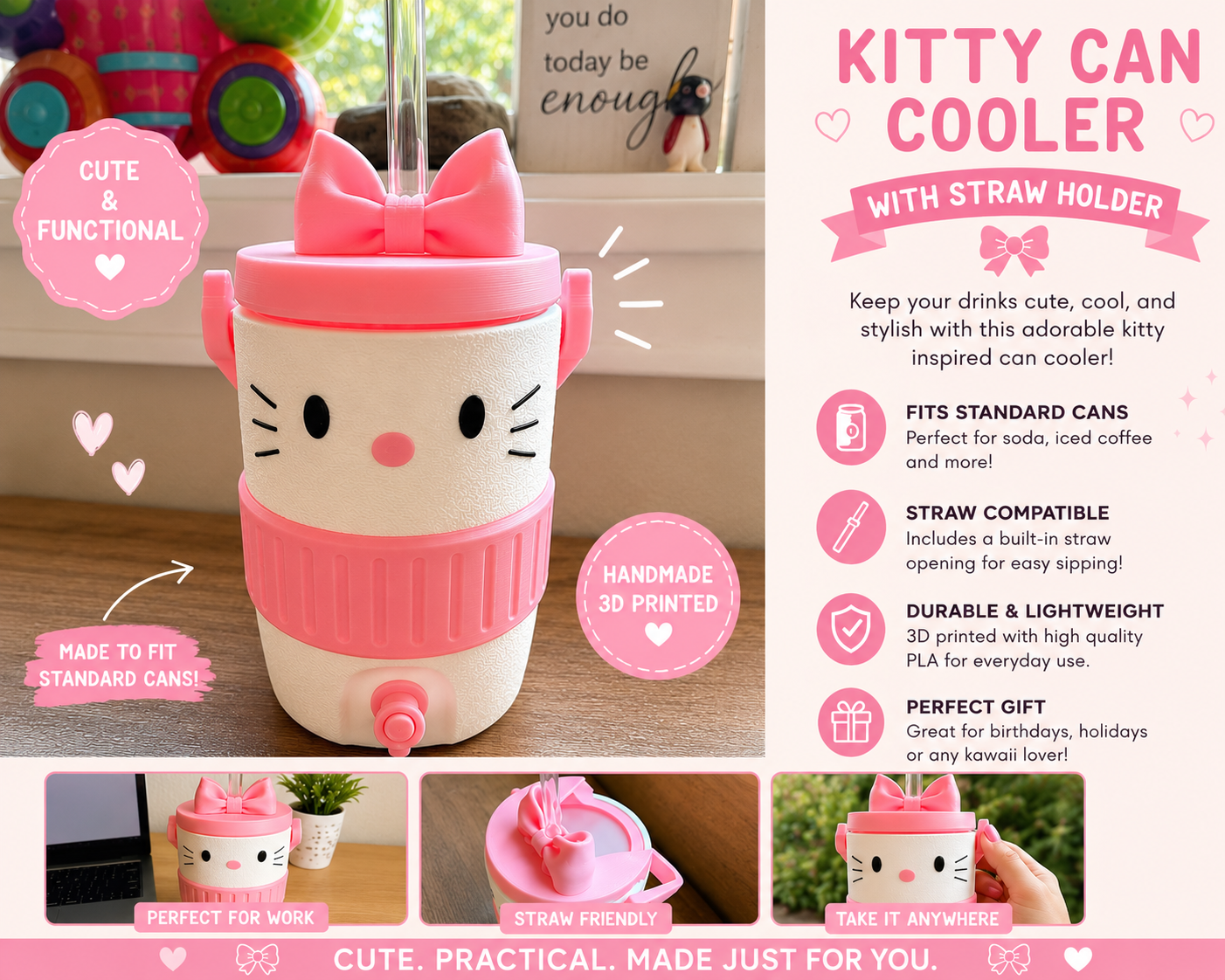 🎀Hello Kitty Can Cooler