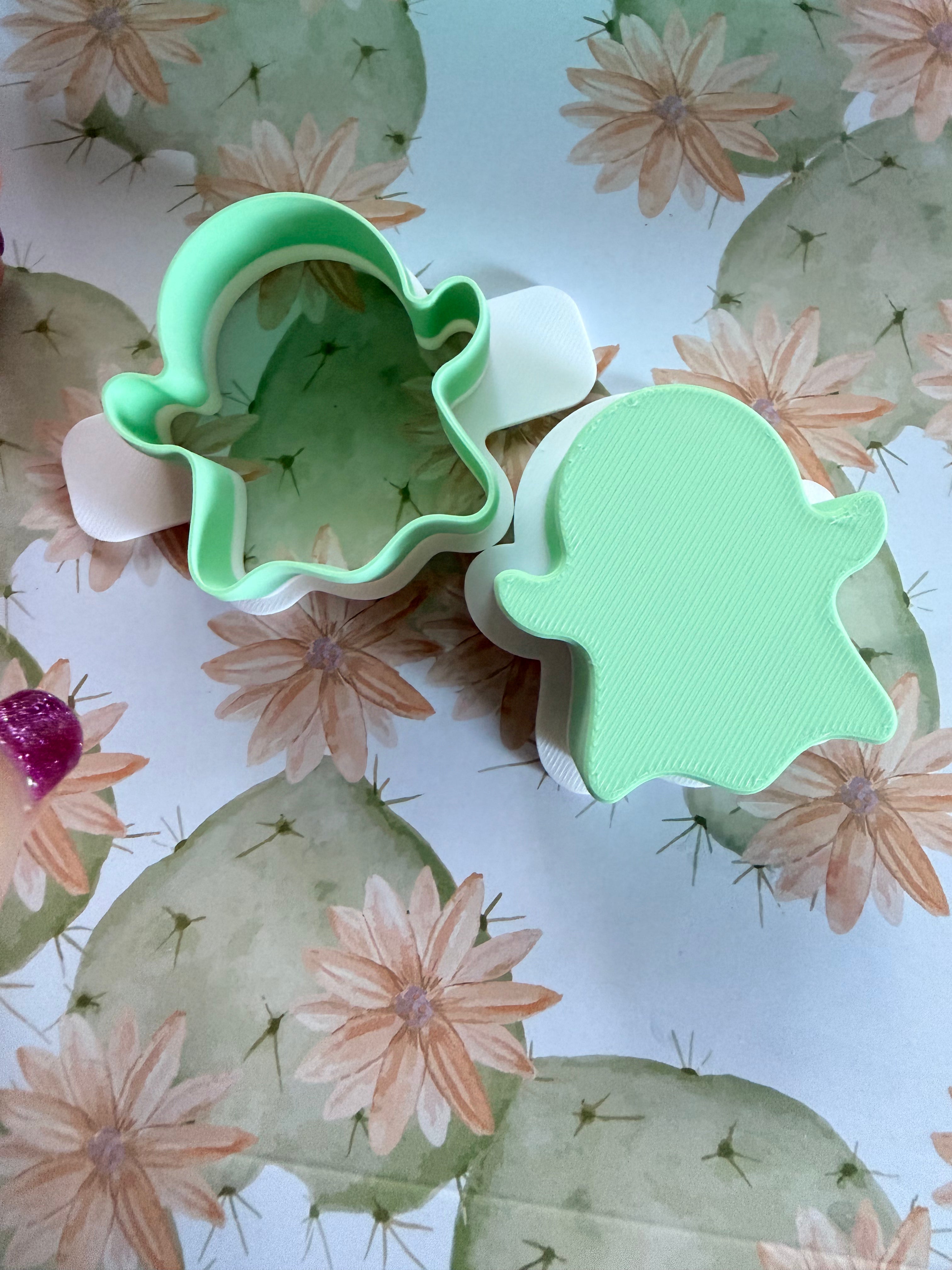 Ghost Cake Pop Cutters/Pusher/Tray