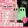 Ghost Shaped Can Coolers Glow in the Dark