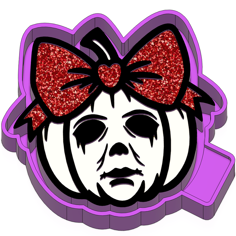 Jason Pumpkin Freshie Mold