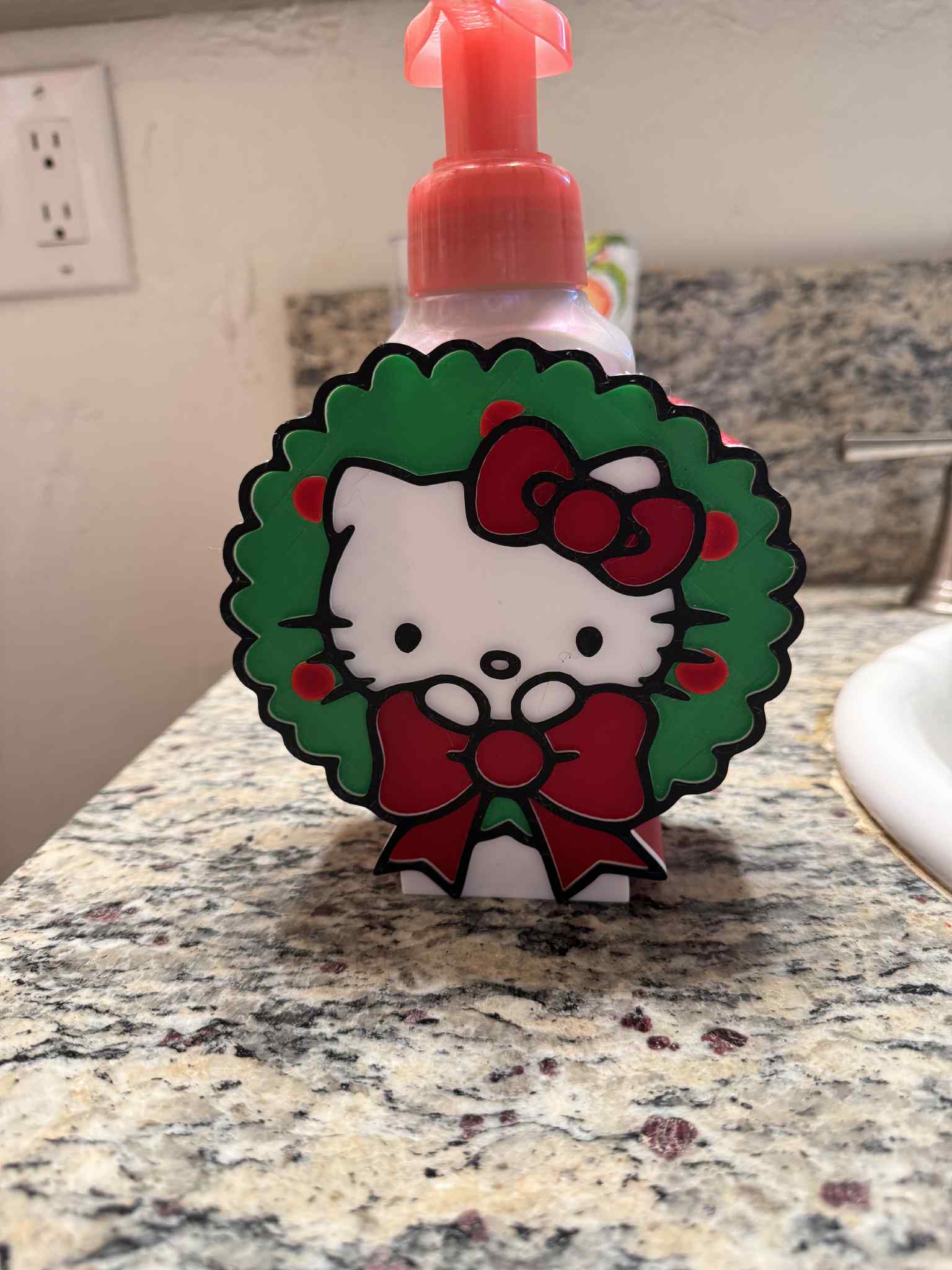 Hello Kitty Christmas Foam Soap Holder