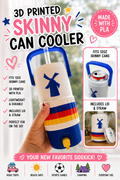 DutchBros Skinny 12oz Can Cooler | 3D Printed | HOT SELLER