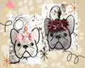 French Bulldog Car Freshie: Floral Dog Lover Gift
