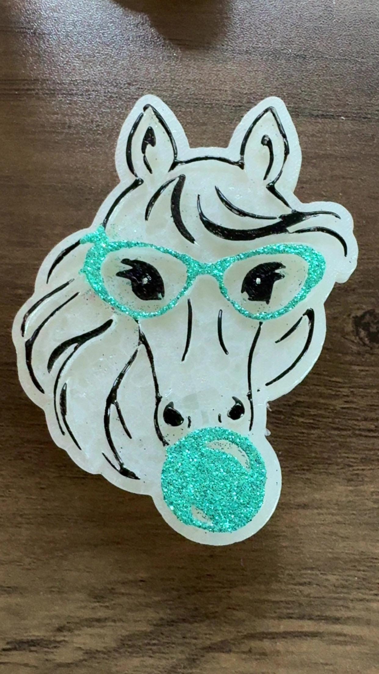 Horse Lovers | Glitter | Bubble Gum
