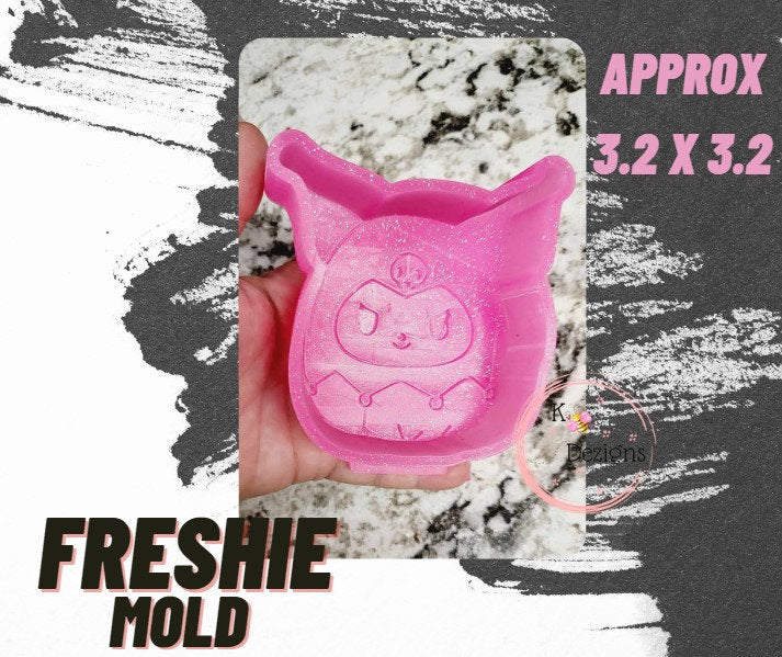 Kitty Car Freshie Vent Mold: Aroma Bead Supplies