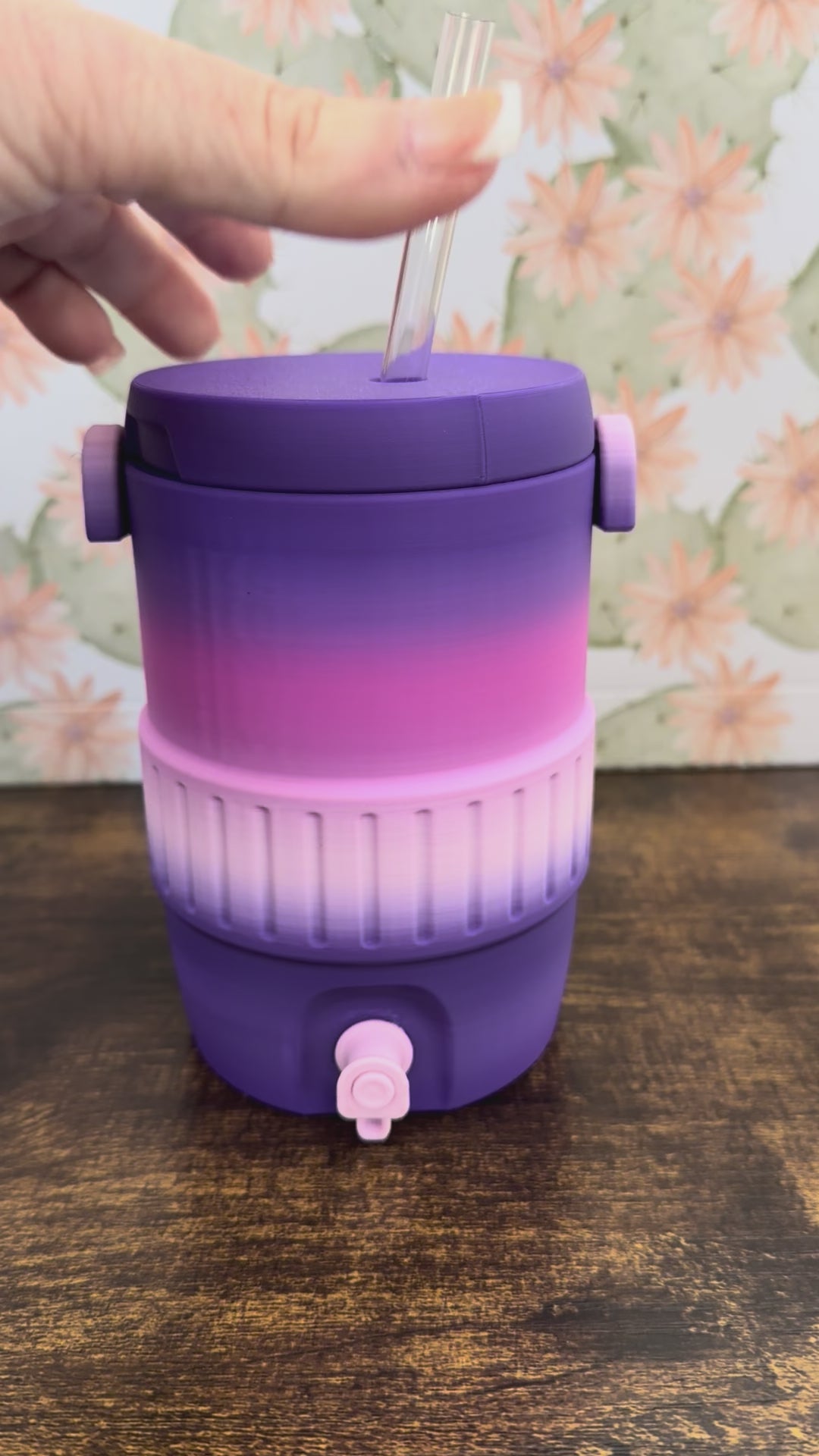 Soda Can Koozie Purple Ombré